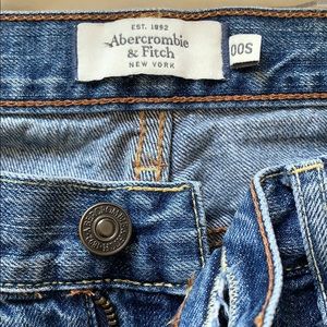 Abercrombie and Fitch boot cut distressed jean